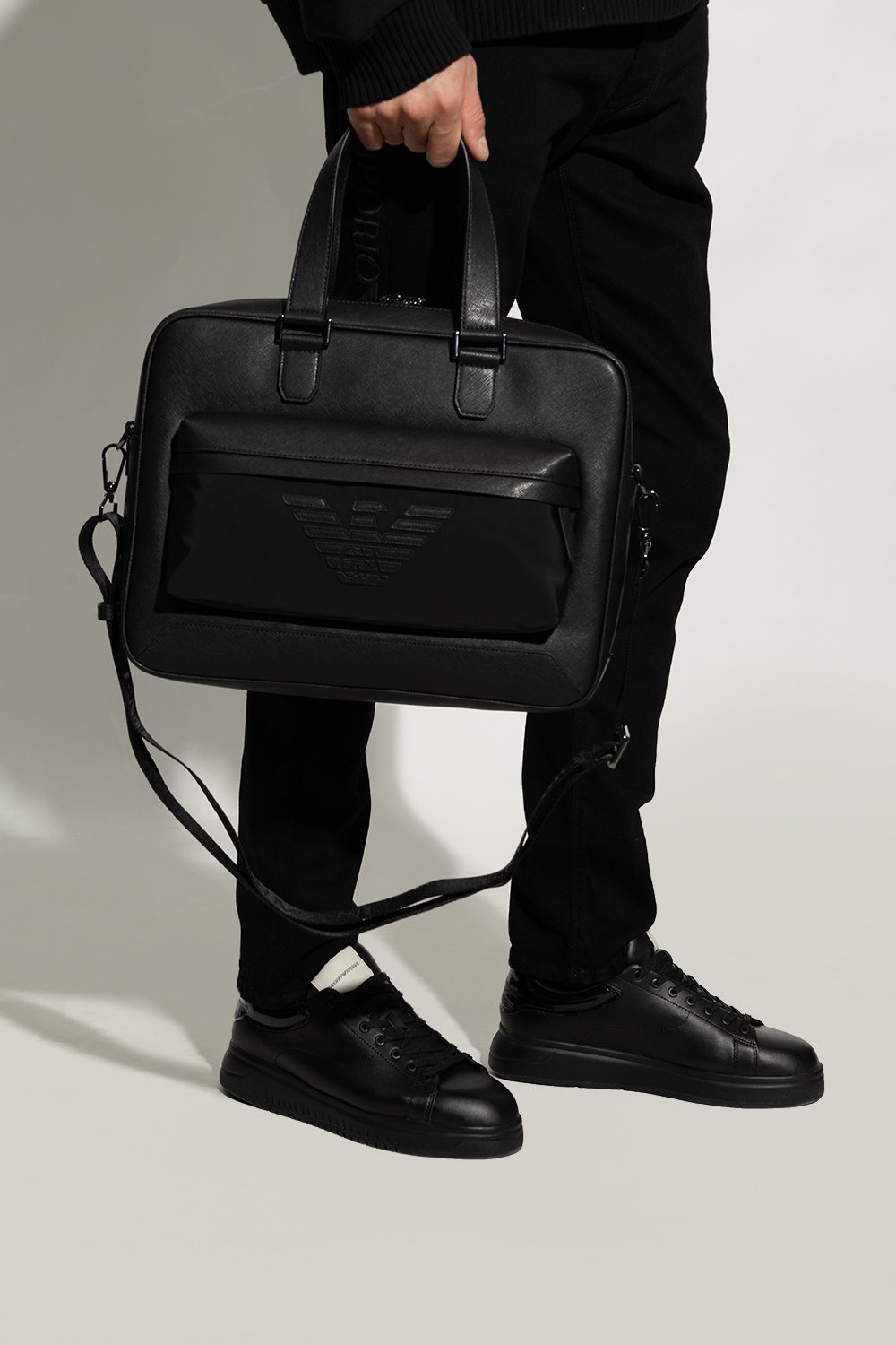 Armani briefcase hot sale